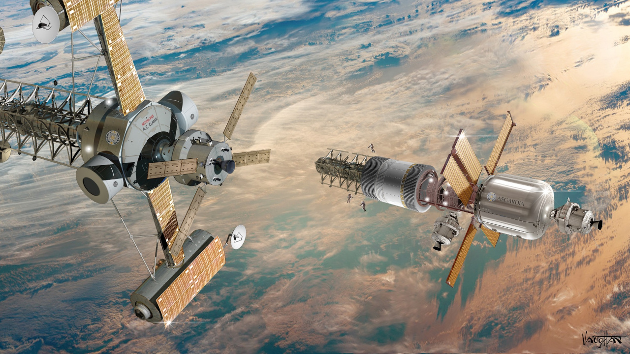 Asgardia | Asgardia Art by James Vaughan