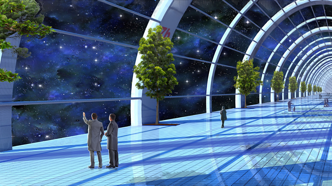 Asgardia | Asgardia - Boulevard. Paint. Art by James Vaughan