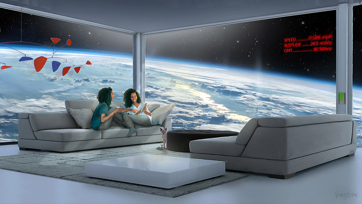Asgardia | Skypad Apartments - Sisters, by James Vaulghan