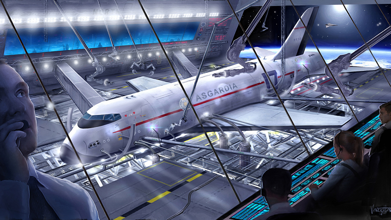 Asgardia | Asgardia Art by James Vaughan