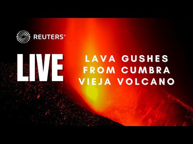LIVE: Lava pours out from the volcano on Spain's La Palma island
