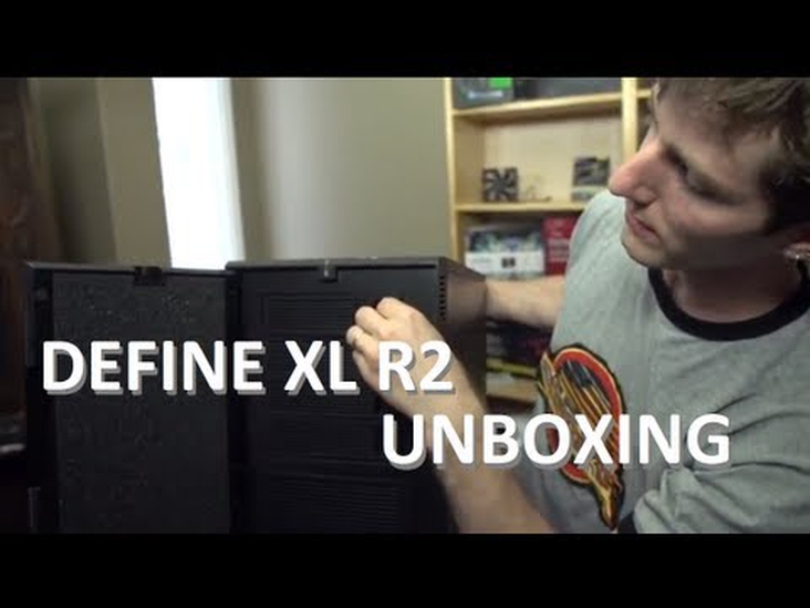 Fractal Define XL R2 Quiet Computer Case Unboxing & Overview