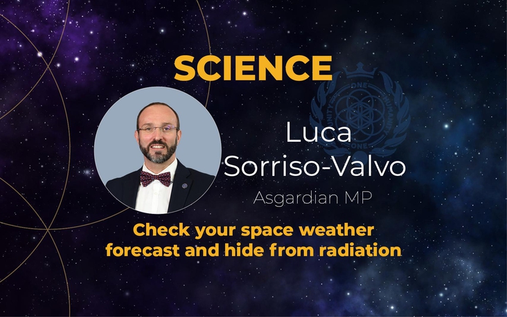 Luca Sorriso-Valvo: Check your space weather forecast and hide from radiation