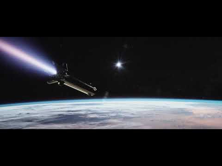 Space X Starship Launch Animation