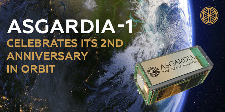 Asgardia's First Satellite Celebrates its Second Year in Space