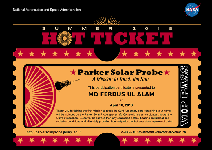 Parker Solar Probe - 2018