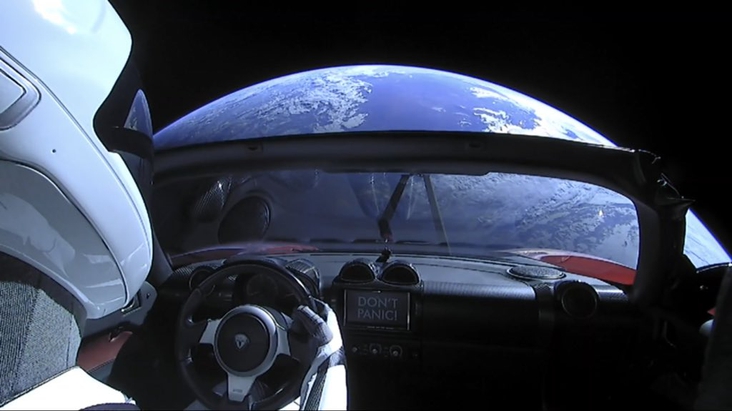 Update : Elon Musk’s Tesla overshot Mars’ orbit and is headed to the asteroid belt