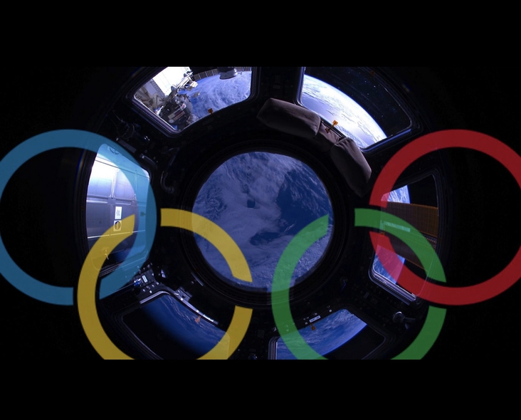 ISS astronauts take part in space Olympics