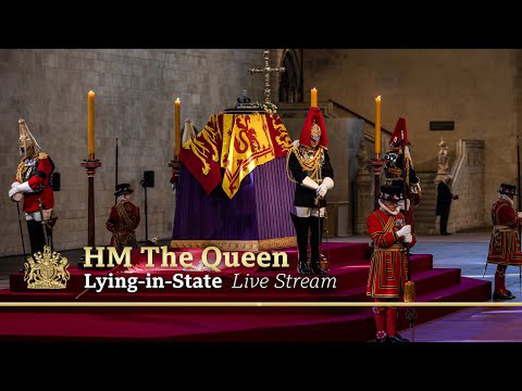 HM The Queen: Lying-in-State - BBC (Queen Elizabeth II is now lying in state at Westminster Hall until the morning of her funeral on Monday)