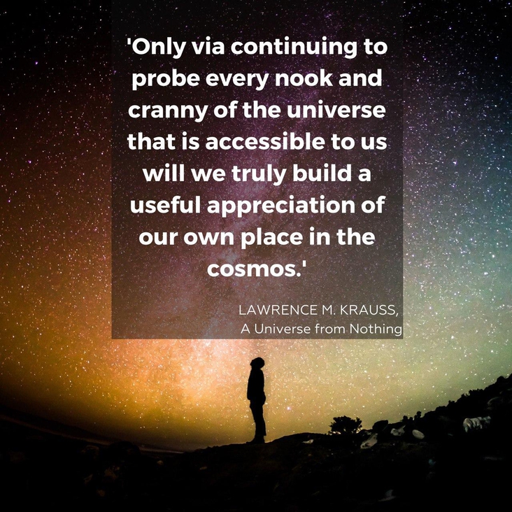 Space Quote - Lawrence M. Krauss