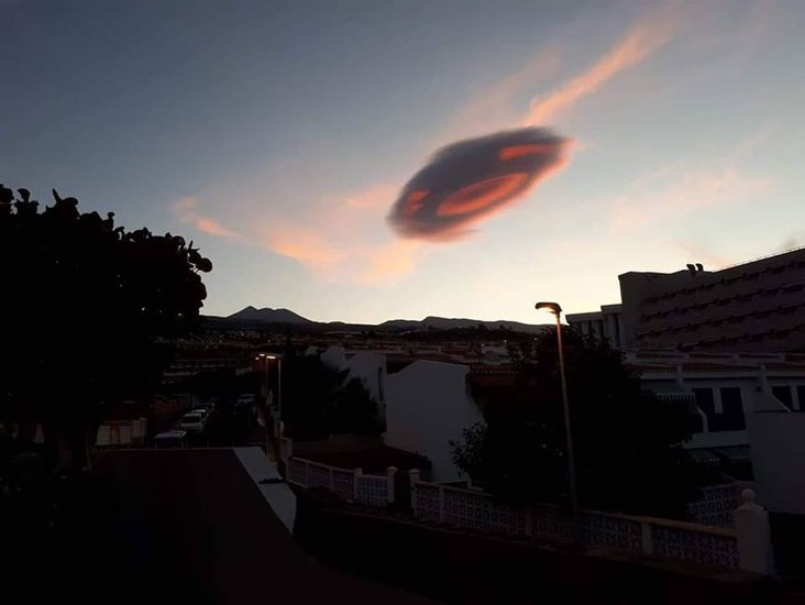UFO or just a Lenticular Cloud