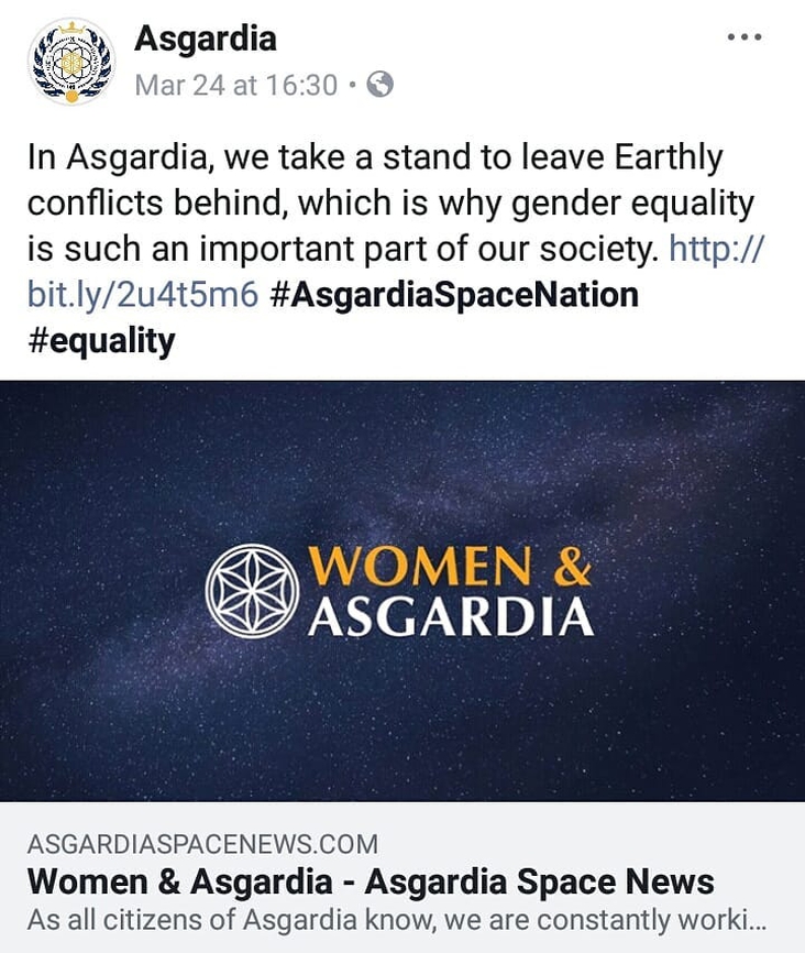 Women And Asgardia