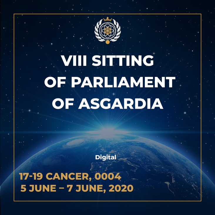 Parliament 8th Digital Sitting - Day Two - National Bank of Asgardia