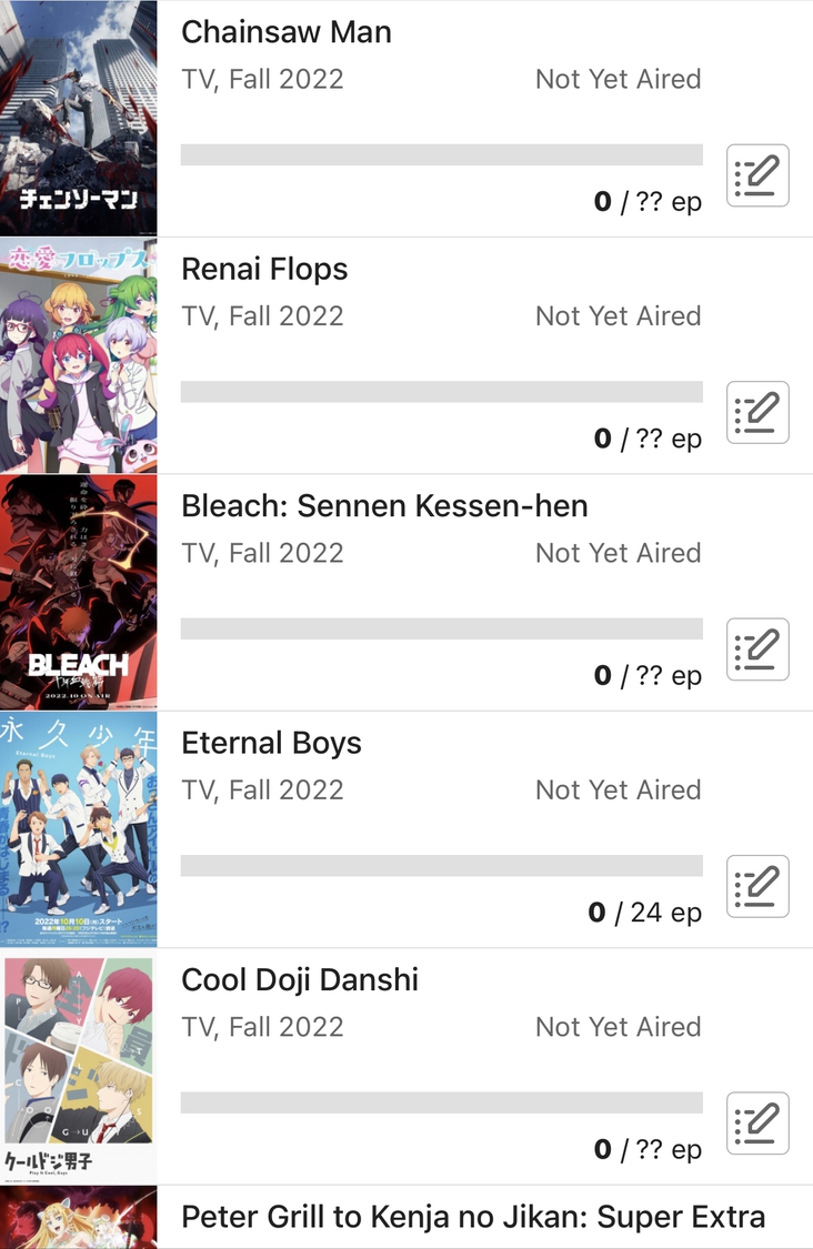 Anime to watch in Fall 2022