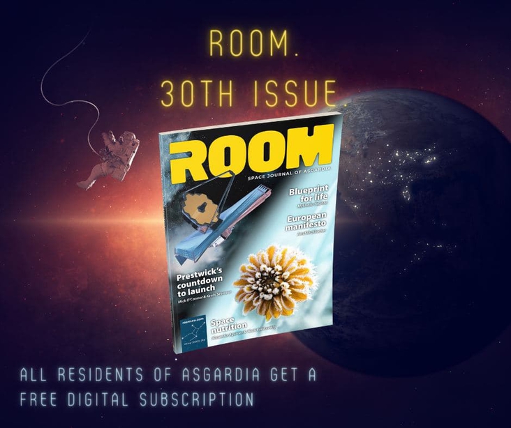 ROOM Space Journal of Asgardia Celebrates 30th Issue