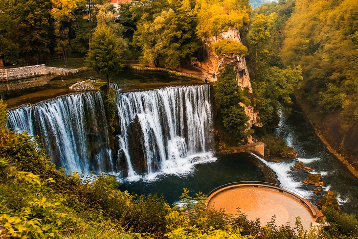 Vrbas waterfall