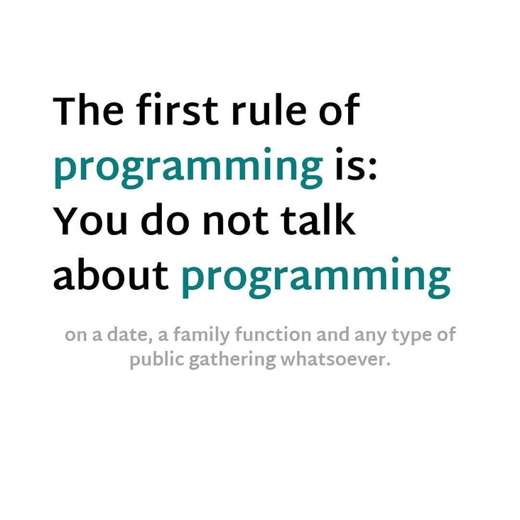 Best rule for programmers