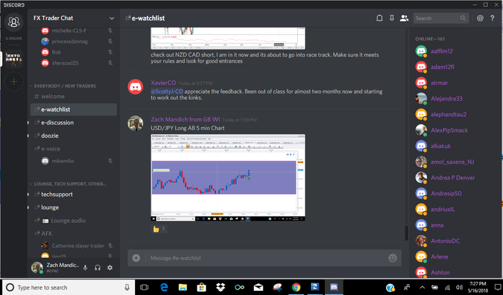 Posted my trade in Discord for Review from OTA.