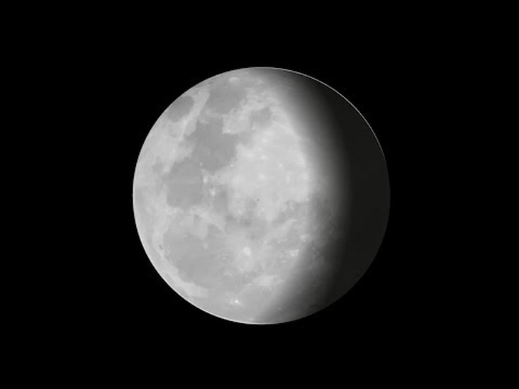 Posición de la Luna en el cielo del  Taurus  5 0005 30/03/2021