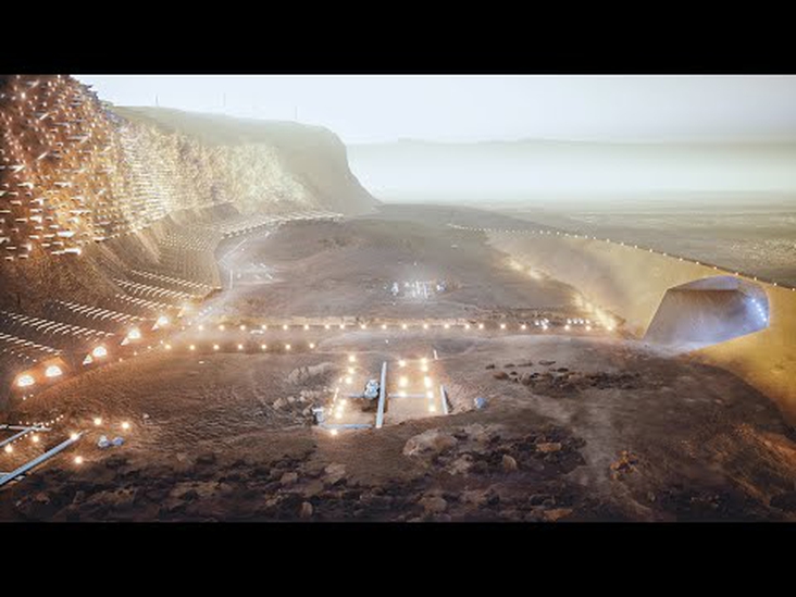 Nüwa - the cliff city on Mars