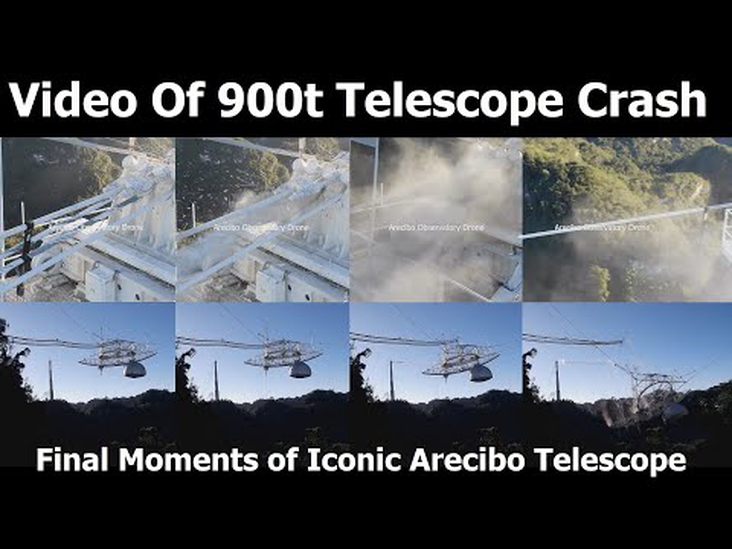 Arecibo Telescope Collapse Video
