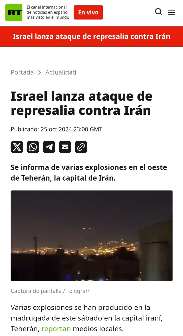 Israel launches attack on Iran