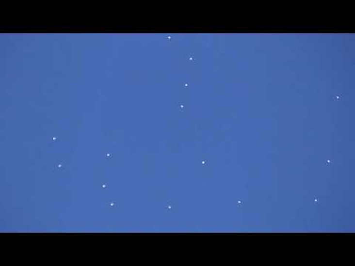 Fleet of UFOs over Chisinau, Moldova