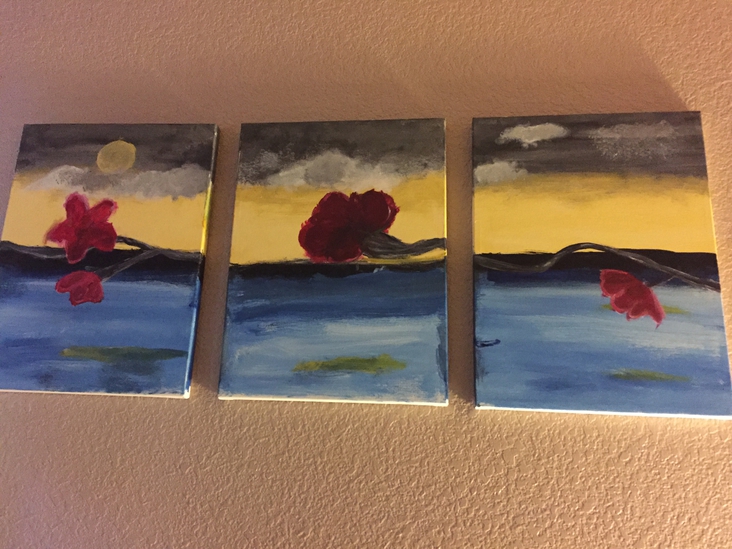 This was my second time around going to painting class.
