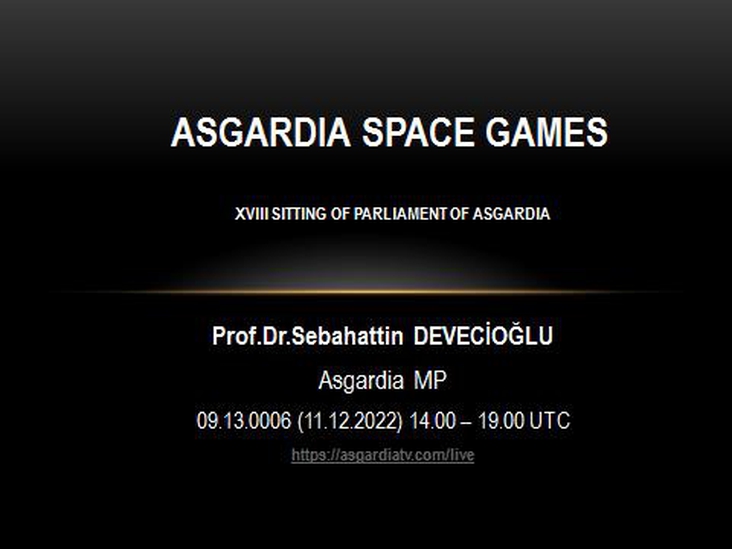 Asgardia Space Games Update