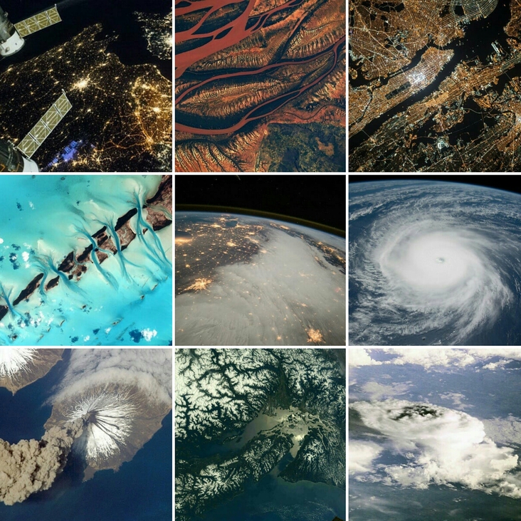 تماشایی ترین عکس‌های زمین که از ایستگاه فضایی بین المللی گرفته شده