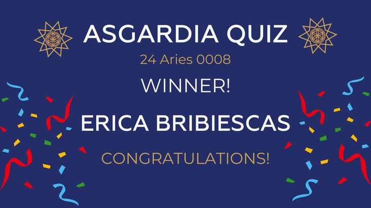 Asgardia Quiz - WINNER - 24 Aries 0008 (20 March 2024)