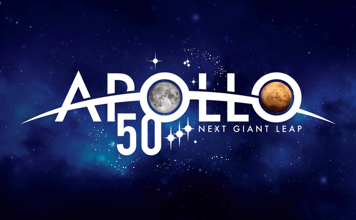 Nasa publica el logo conmemorativo del 50 aniversario de la misión Apollo
