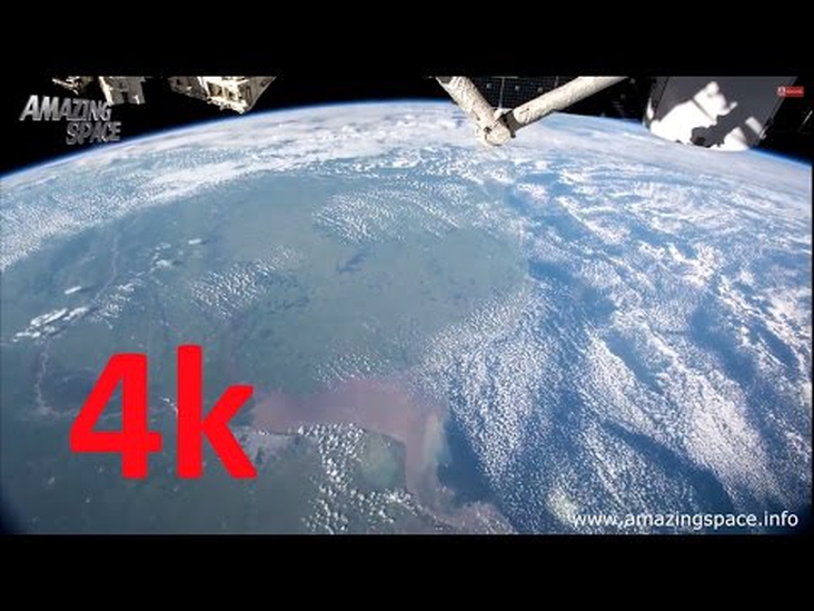 Time-Lapse Earth From Space - Land and Sea as seen from the International Space Station ISS