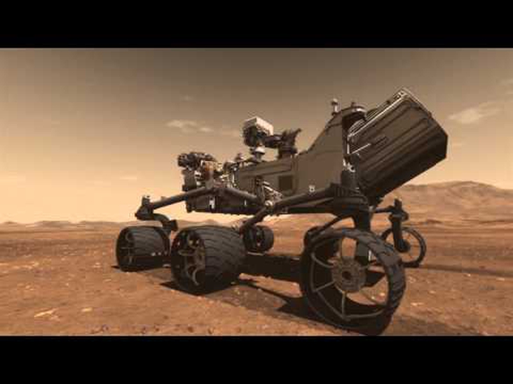 Mars Curiosity Rover Animation