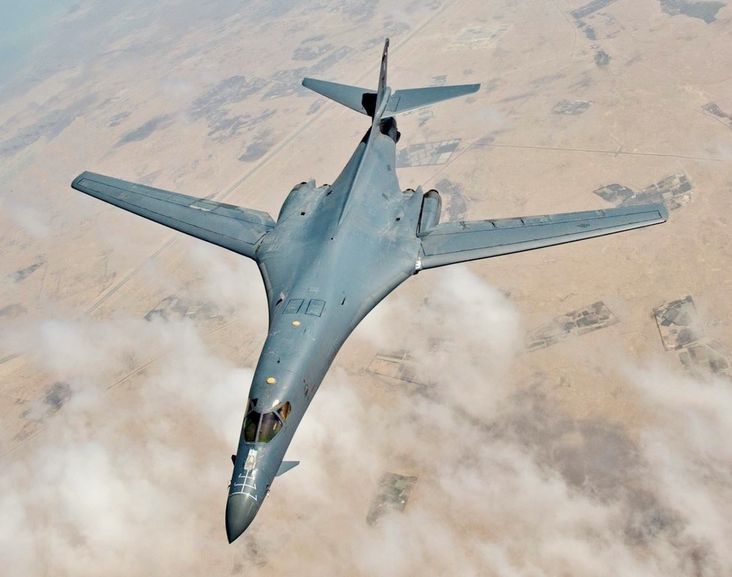 United States launches attacks against Syria with Lancer B1 aircraft with nuclear capabilities