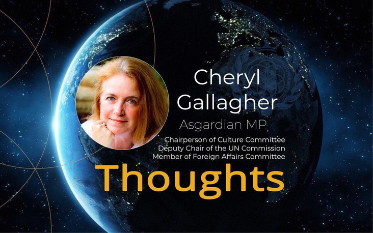 'I know my efforts in Asgardia are helping evolve humankind,' — Cheryl Gallagher, MP