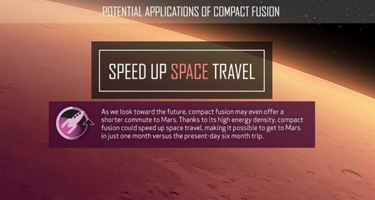 Compact-Fusion Engine for Spacecraft