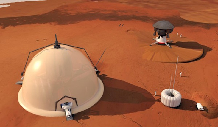 Científicos hacen planes para establecer una colonia en Marte (revista Astronomy)