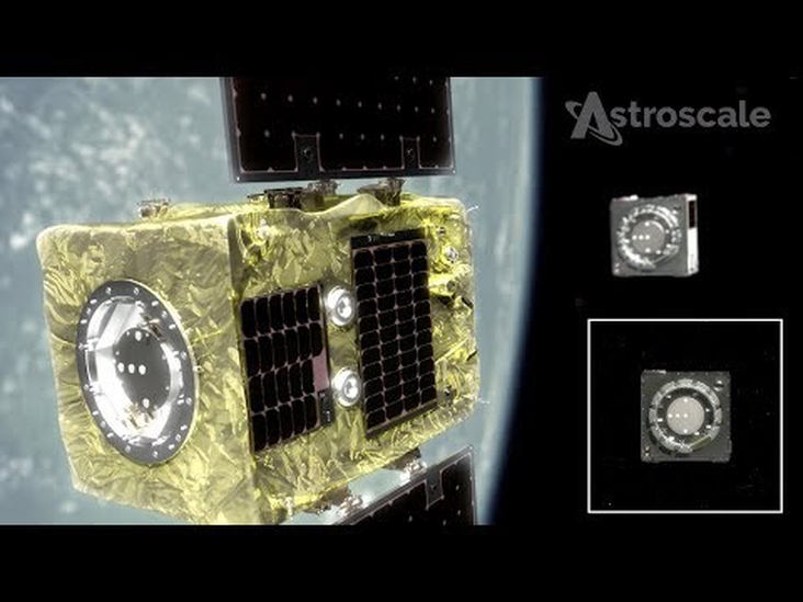 Astroscale's Space Debris Removal Mission, ELSA-d - ConOps Video