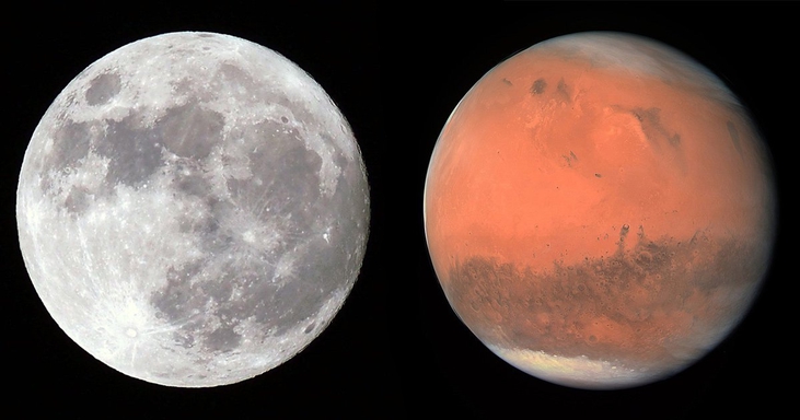 Lune ou Mars ?