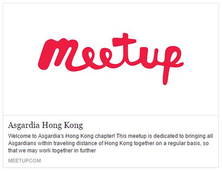 Asgardia hong kong meetup group