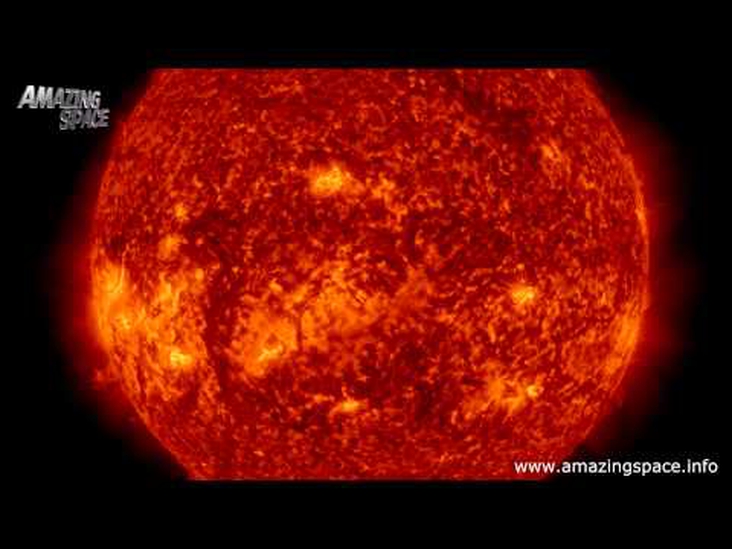 Time lapse of the Sun - Looking at Solar Activity - Solar Flares