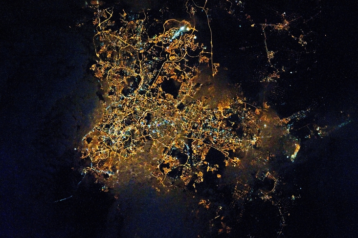 Some history around the ISS photo of Kuala Lumpur