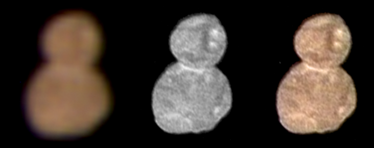 Primera imagen de Ultima Thule tomada por la New Horizons