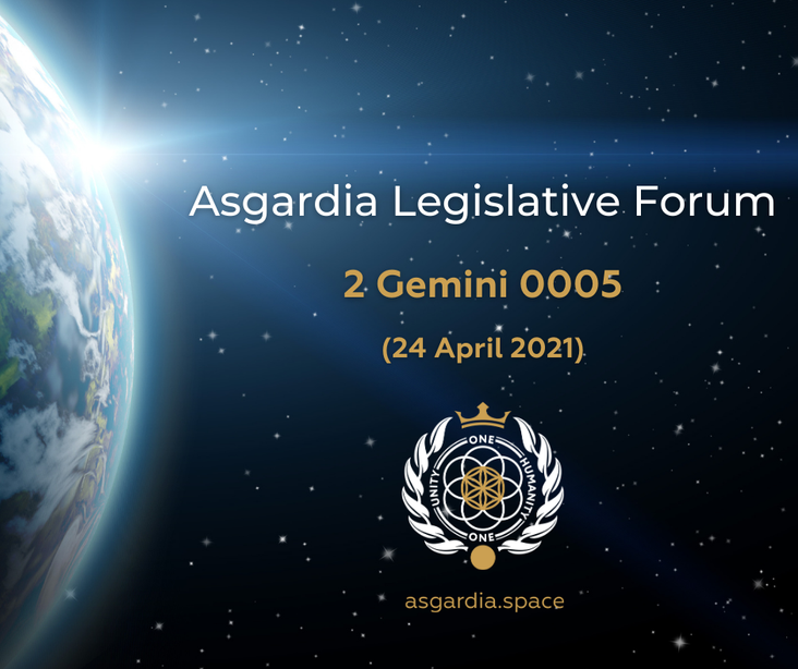 Asgardia Legislative Forum - Update 5
