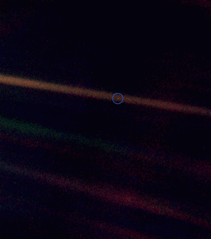 Voyager 1 captured the most distant photograph of Earth