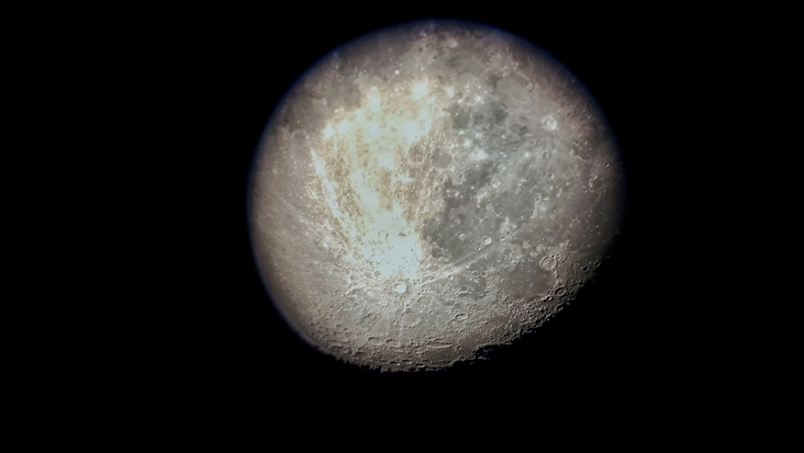 Moon shot from Iljinski, Russia