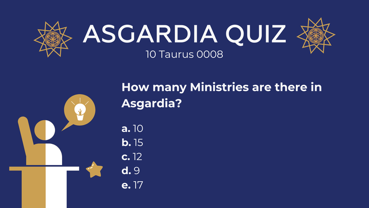 Asgardia Quiz - WINNER - 10 Taurus 0008 (04 April 2024)