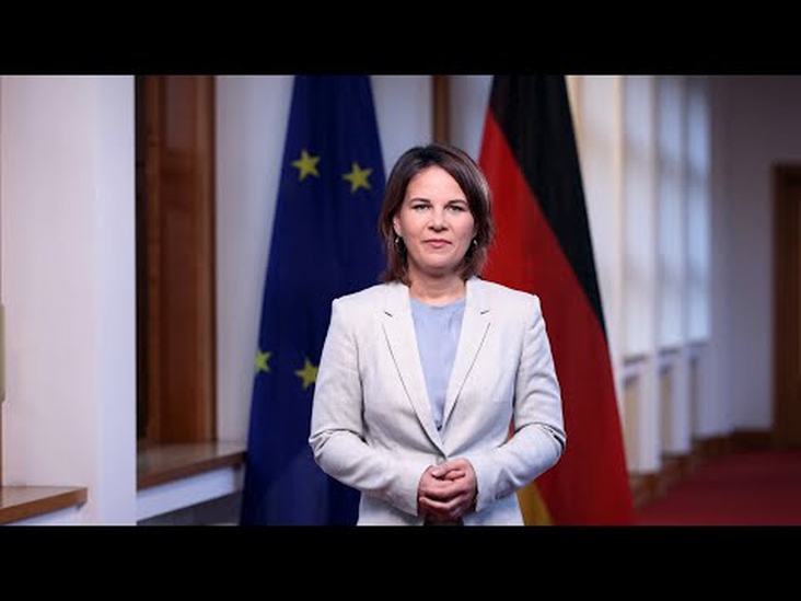 Grußbotschaft der deutschen Außenministerin anlässlich des Tags der Deutschen Einheit 2022