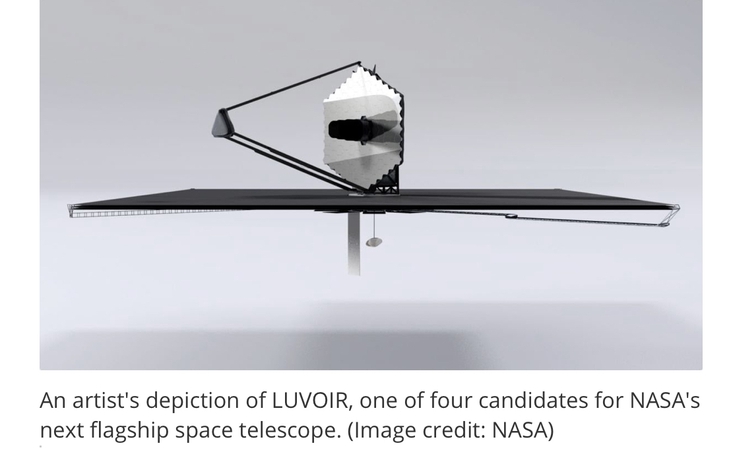 Meet LUVOIR, which might become one of NASA's next big space telescopes